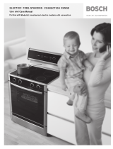Bosch Appliances ELECTRIC FREE-STANDING CONVECTION RANGE User manual