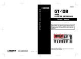 Roland Music Pedal GT-10B User manual