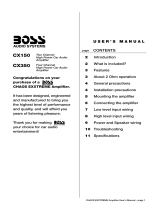 Boss Audio Systems CX150 User manual