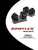 Bowflex Fitness Equipment Dumbbell User manual