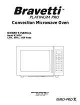 Euro-Pro CONVECTION MICROWAVE OVEN K5345H User manual