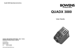 Bowens QuadX 3000 User manual