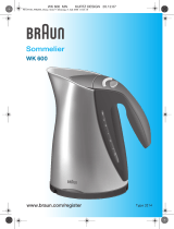 Braun Hot Beverage Maker WK 600 User manual