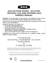 AGA Cooktop DC6 User manual