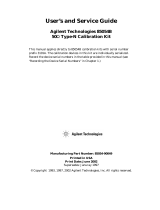 Agilent Technologies 85054-90049 User manual