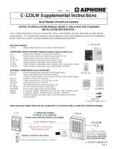 Aiphone C-123LW User manual