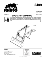 RHINO Compact Loader 2409 User manual