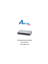 Airlink101 Switch AGIGA5SW User manual