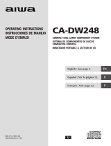 Aiwa CA-DW248 User manual