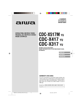 Aiwa CDC-X417 User manual