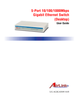 AirLink Port 10/100/1000Mbps Gigabit Ethernet Switch User manual