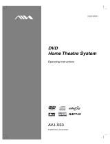 Aiwa Home Theater System AVJ-X33 User manual