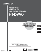 Aiwa Stereo System HT-DV90 User manual