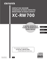 Aiwa Speaker System XC-RW700 User manual