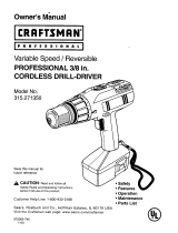 Craftsman PROFESSIONAL 315.27135 User manual