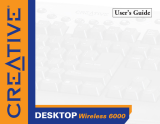 Creative 7300000000070 - Desktop Wireless 6000 Keyboard User manual