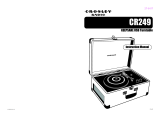 Crosley Turntable CR249 User manual