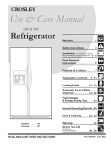 Crosley Refrigerator 241024401 User manual