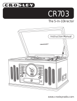 Crosley Stereo System CR703 User manual