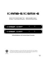 Crown Mixer IQAMB-5 User manual