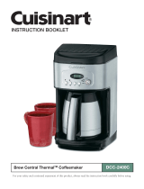Cuisinart Coffeemaker DCC-2400C User manual