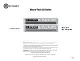 Crown Audio Macro-Tech 602 User manual