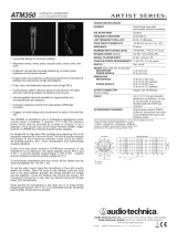 Audio-Technica Microphone ATM350 User manual