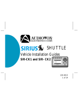 Audiovox SIR-CK1 User manual