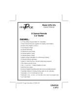 Audiovox Prestige 128-8110 User manual
