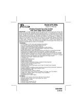 Audiovox Automobile Electronics APS-800 User manual
