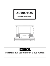Audiovox D1501 User manual