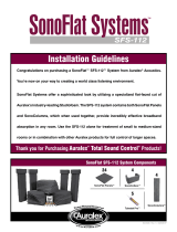Auralex Acoustics SonoFlat System SFS-112 User manual