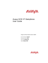Avaya 1230 User manual