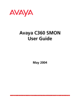 Avaya C360 User manual