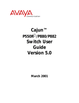 Avaya Switch P880 User manual