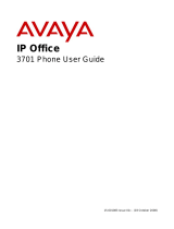 Avaya 3701 User manual