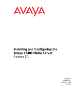 Avaya S8400 User manual