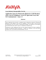 Avaya C420 User manual
