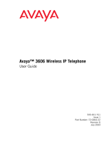 Avaya 3606 User manual