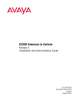 Avaya EC500 User manual