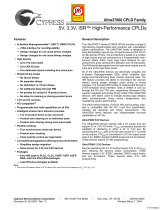 Cypress ISR 37000 CPLD User manual