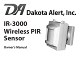 Dakota Alert dakota alert,inc. wireless pir sensor User manual