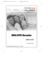 Daewoo DVD Recorder DHR-9105P User manual
