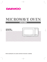 Daewoo KOR-630A User manual