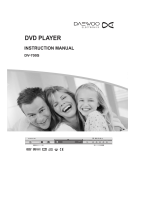 Daewoo TV DVD Combo DV-700S User manual
