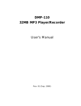 D-Link DMP-110 - 32 MB Digital Player User manual