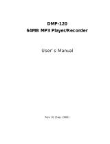 D-Link MP3 Player DMP-120 User manual