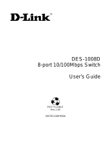 D-Link DES-1008D User manual