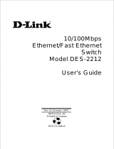 D-Link Switch DES-2212 User manual