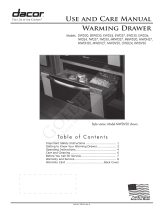 Dacor MRWD30 User manual